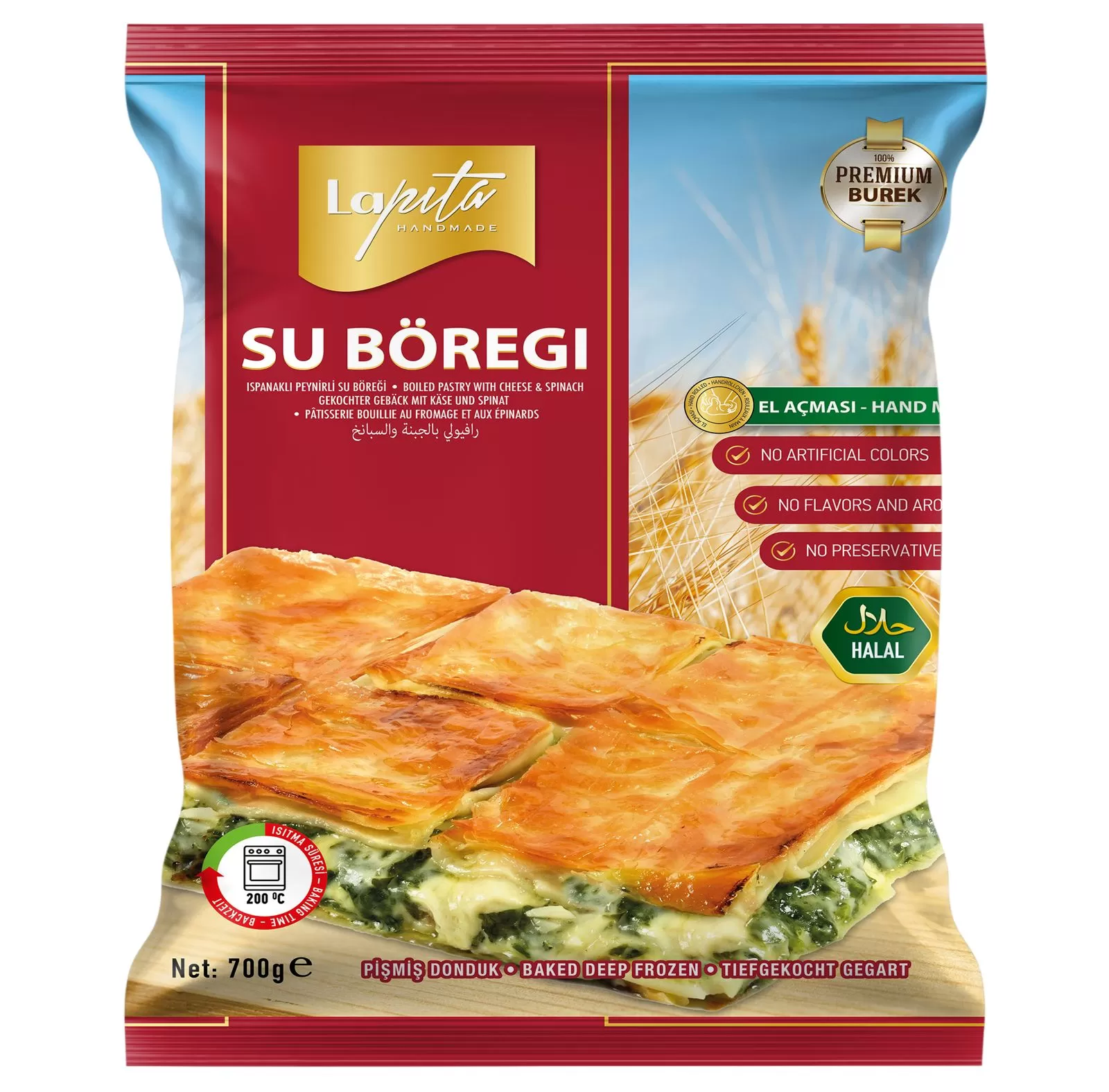 SU BÖREĞİ ISPANAKLI-KAŞAR PEYNİRLİ